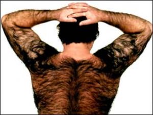 man hairy back