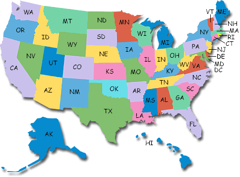  States on How To Enter The U S  Market United States Map     Blindgossip Com