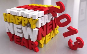 happy new year 2013