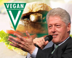 bill clinton vegan