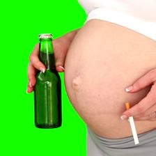 woman pregnant beer
