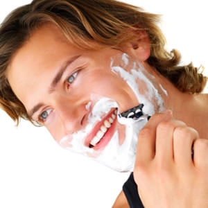 man shaving 4