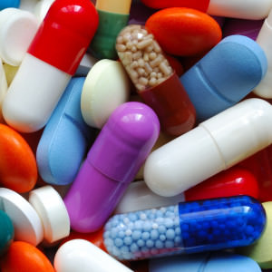 Closeup of Pills