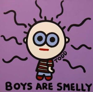 boys are smelly
