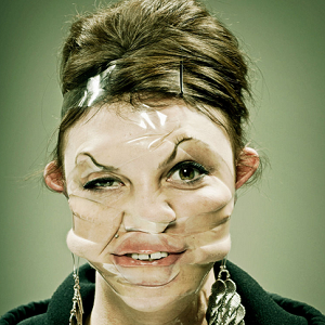 woman plastic face 1