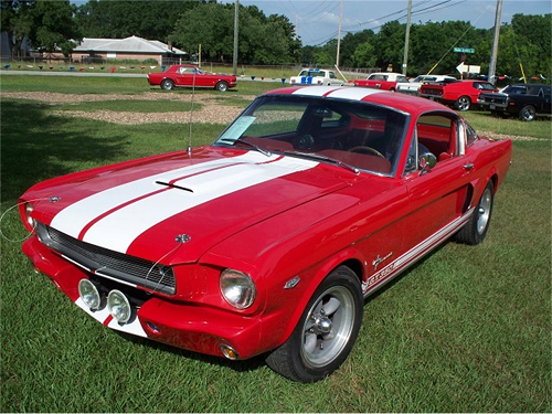 1965 ford mustang candy apple red